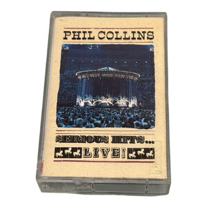 Phil Collins Serious Hits Live Cassette Tape